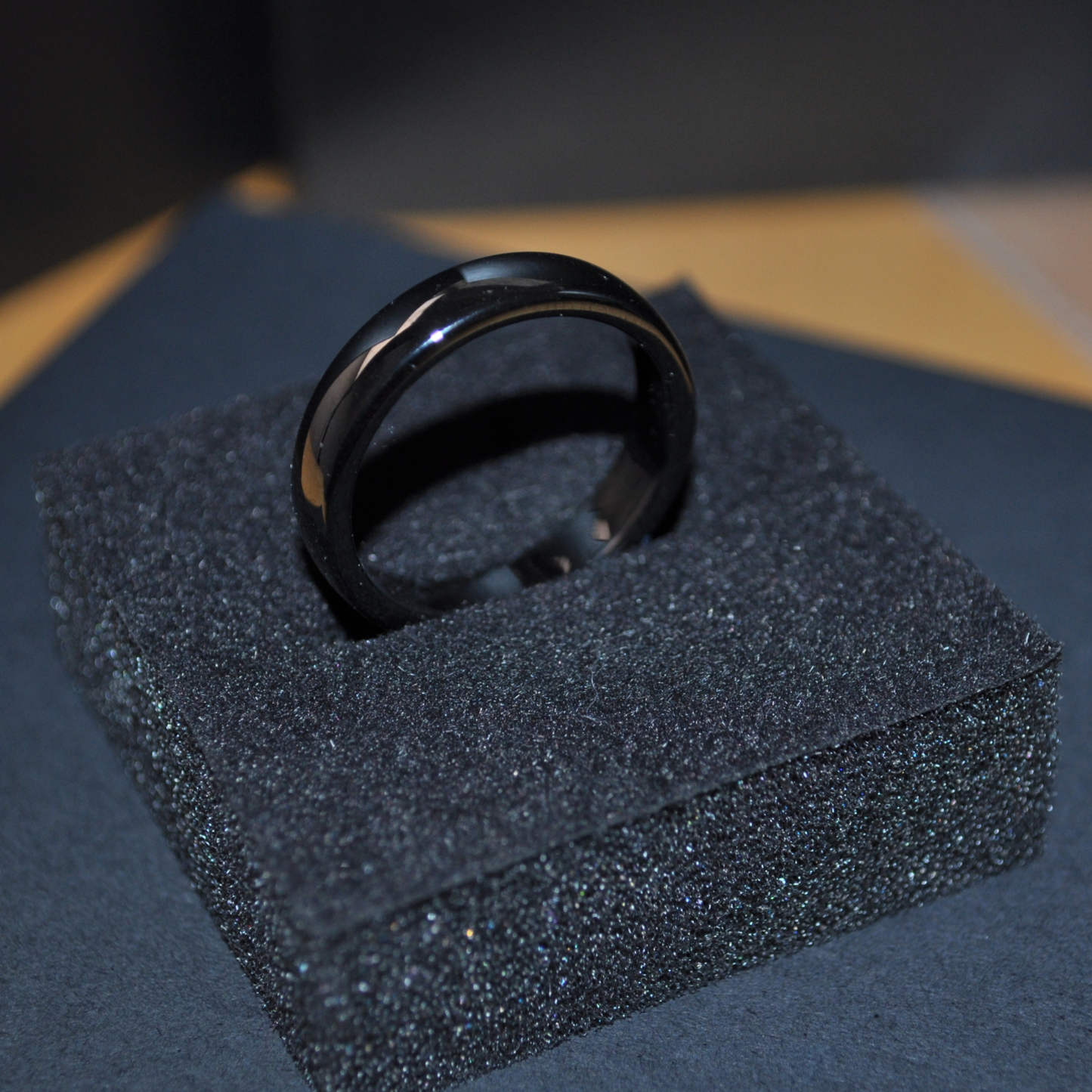 Black Platinum Contactless Payment Ring