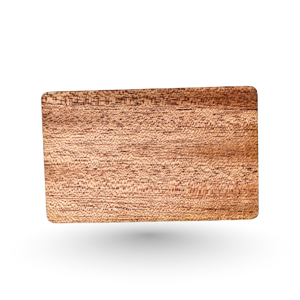 Cherry Wood NFC Card – Rich Grain Smart Business Card