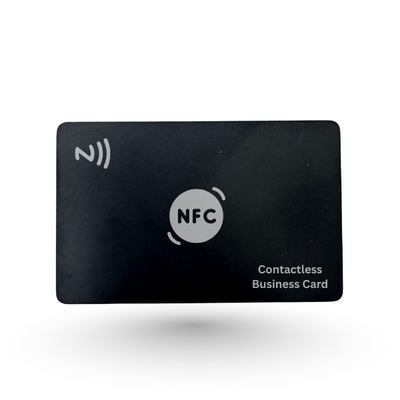 Black Stainless Steel NFC Business Card
