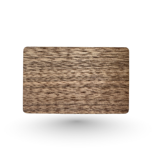Walnut Wood NFC Card – Premium Tap-to-Connect Card
