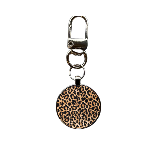 Leopard Print FindPal Pet Tag – Stylish Smart Tag for Lost Pet Recovery