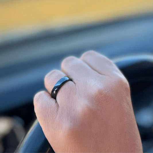 Black Contactless Payment Ring