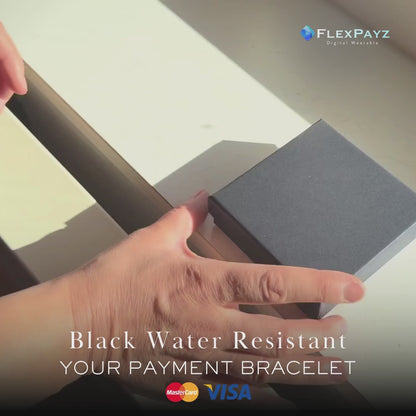 Black Contactless Payment Bracelet